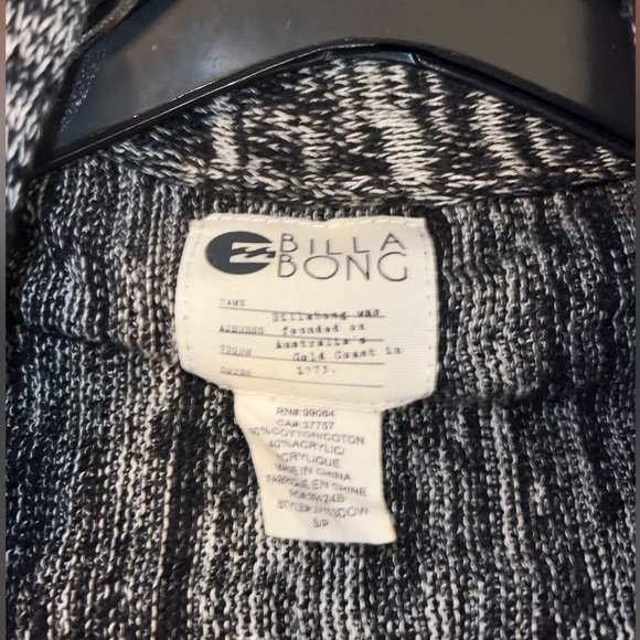 Billabong Aztec Cardigan Women’s Small - Picture 3 of 5